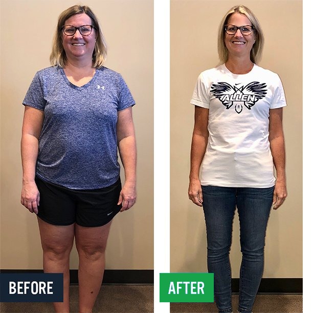 Allison before and after