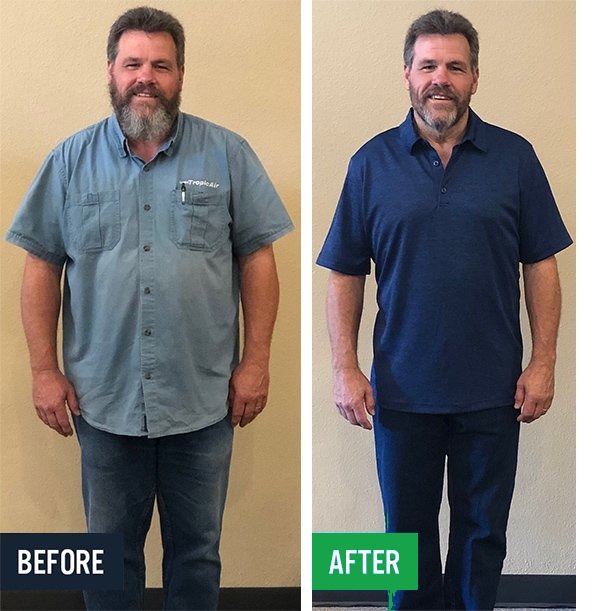 Bob before and after