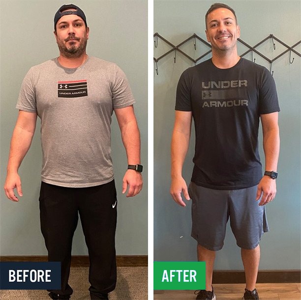 Brad before and after