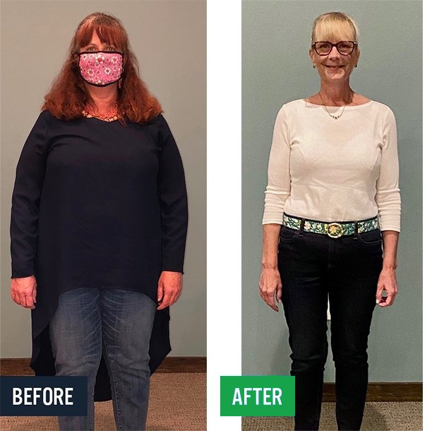 Brenda before and after