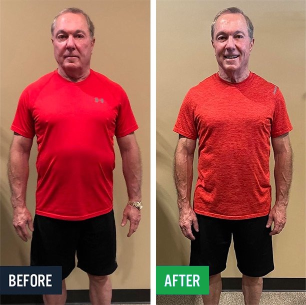 Carey before and after