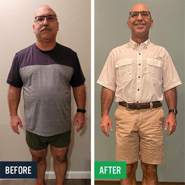 Clark before and after