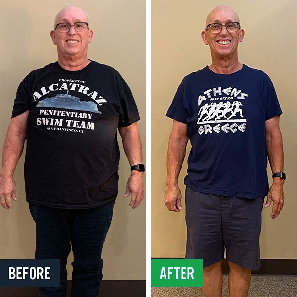 Darrel before and after