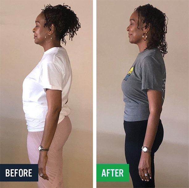 Devonne side before and after