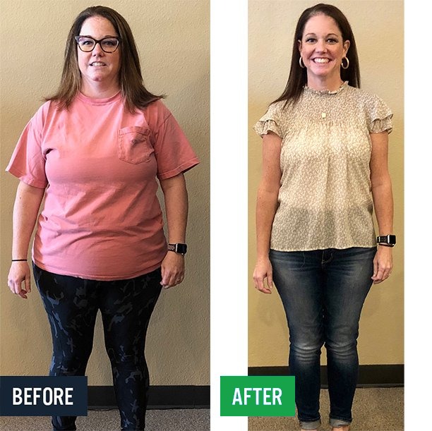 Elise before and after