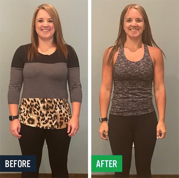 Erika before and after