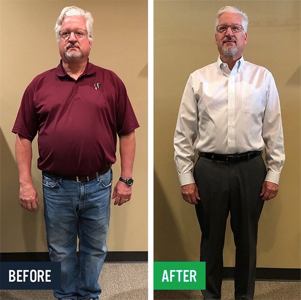 Jeff before and after