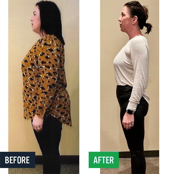 Jordan side before and after