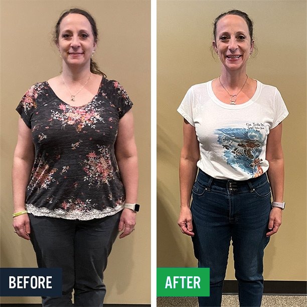 Kristen before and after