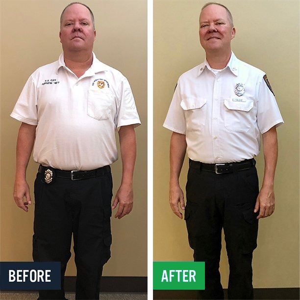 Kyle before and after