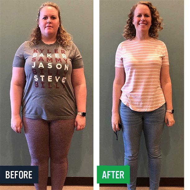 Lyndsee before and after