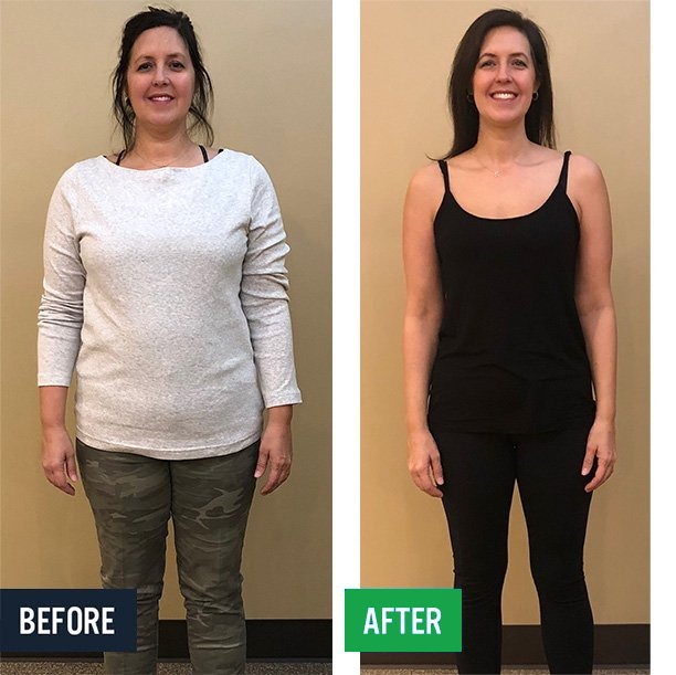 Nicole before and after