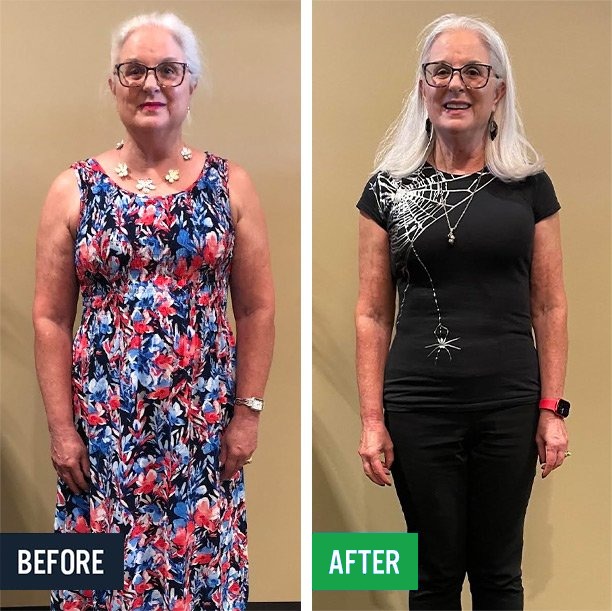 Paula before and after