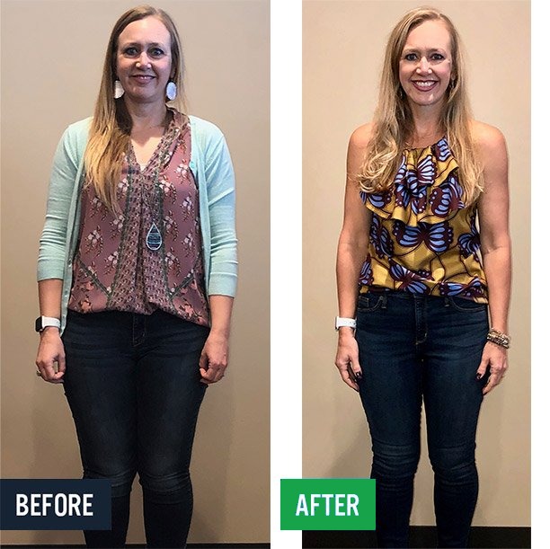 Rachel before and after