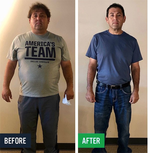 Reyes before and after